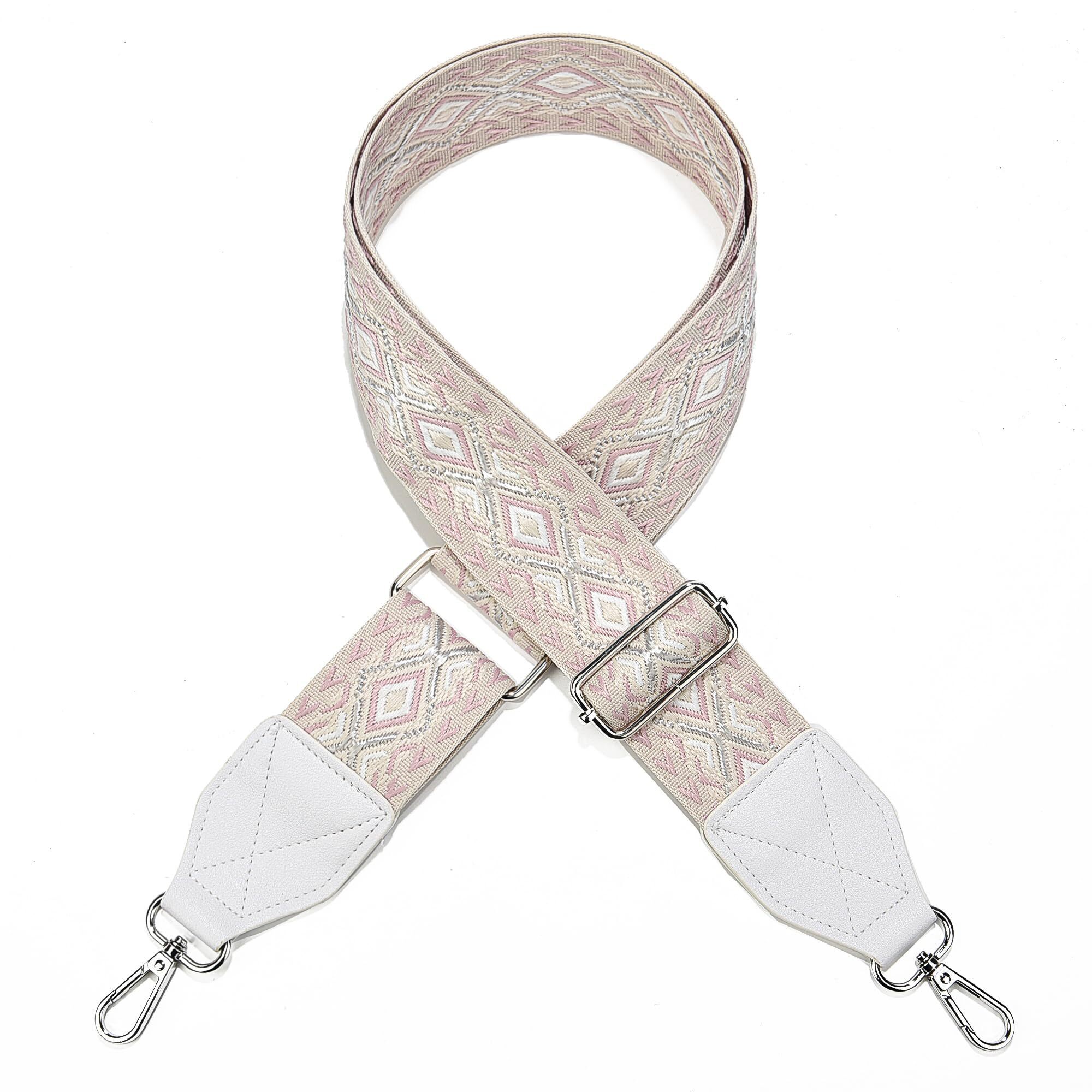 5980 Purse Strap,2" Leather End Shoulder Strap Adjustable Replacement,Retro